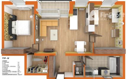 Skolaudované 3i byty v tehlovej novostavbe.