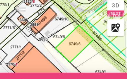 Predám pozemok v Hlohovci 858m2.