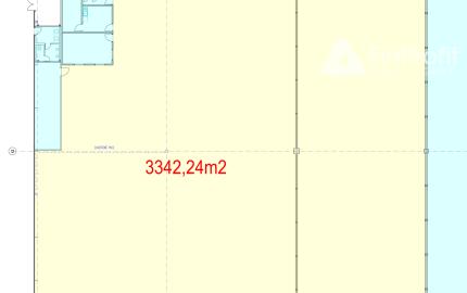 Vykurovaná skladovacia hala so zázemím na prenájom - 3.342 m2, Svätý Jur