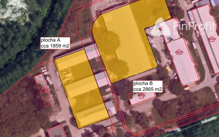 Spevnené komerčné plochy na prenájom - 4.724 m2, Poľovnícka ul.
