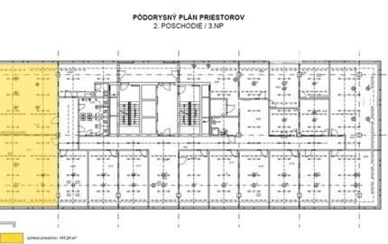 Reprezentatívne kancelárske priestory Reding Tower 2- 141 m2, Račianska ul.
