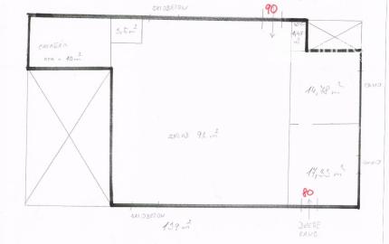 Obchodno-skladový priestor s chladiacim boxom – 140 m², ul. Stará Vajnorská