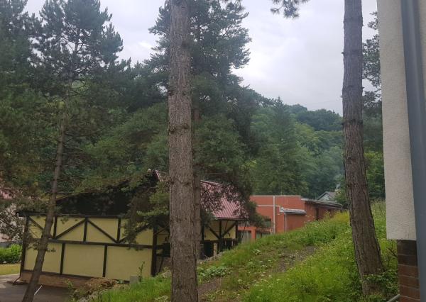 Predám budovu so 7 apartmánmi vo výstavbe vo Vyhniach.