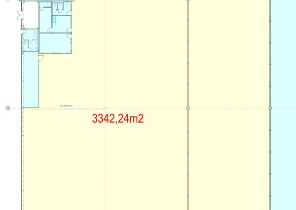 Vykurovaná skladovacia hala so zázemím na prenájom - 3.342 m2, Svätý Jur