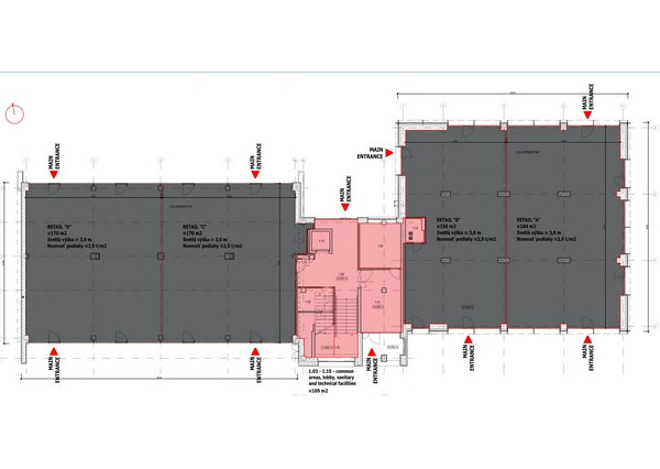 Retailový priestor na prenájom – 156 m², ul. Vlčie Hrdlo
