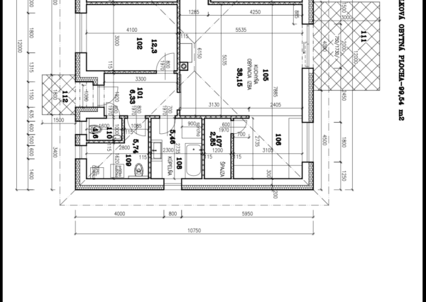 NOVOSTAVBA 4-IZBOVÉHO DOMU, POZEMOK 641 m²