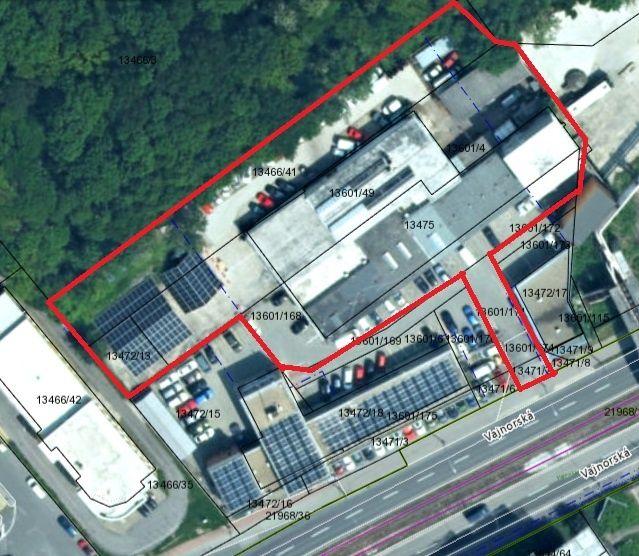 Na Predaj Komerčné, Prevádzkové a Skladové Priestory v Bratislave-Nové Mesto, Vajnorská ul. 127