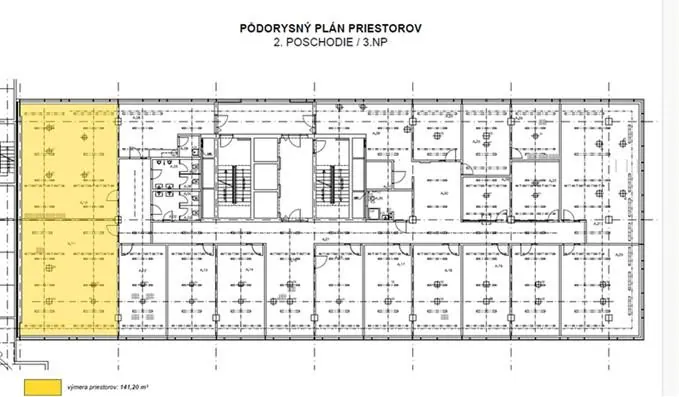 Reprezentatívne kancelárske priestory Reding Tower 2- 141 m2, Račianska ul., fotografia 14